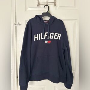 Tommy Hilfiger Dark Blue Hoodie with Logo